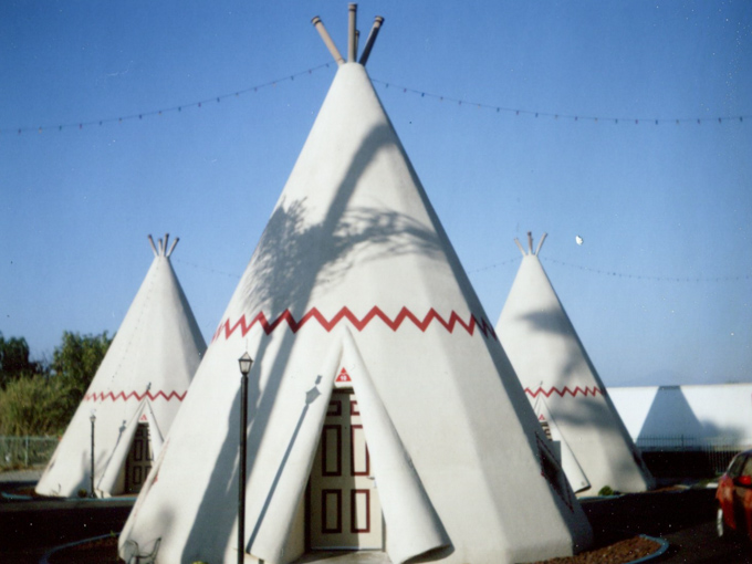 Fuijifilm FP-100C Wigwam Village, film, fujifilm